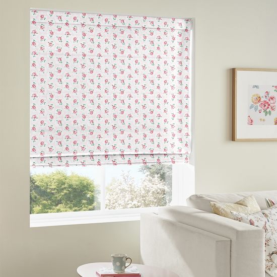 Cath Kidston Provence Rose Pink Roman Blind